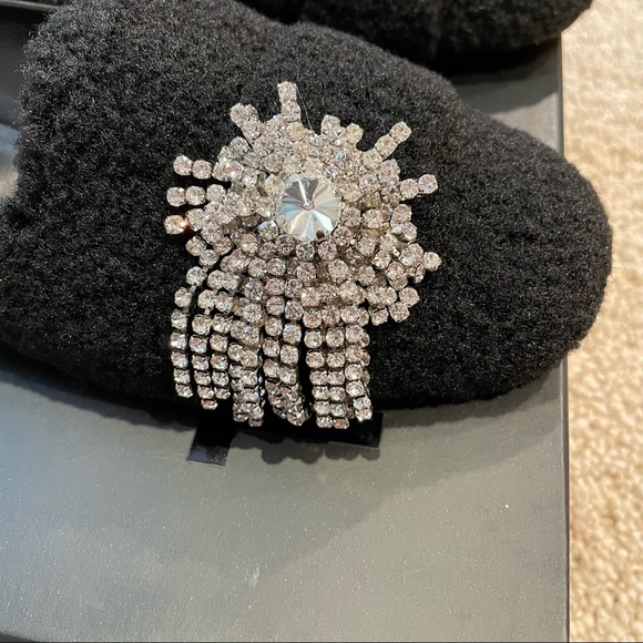 Black Tibi Alfie Slides NWT - Picture 3 of 5